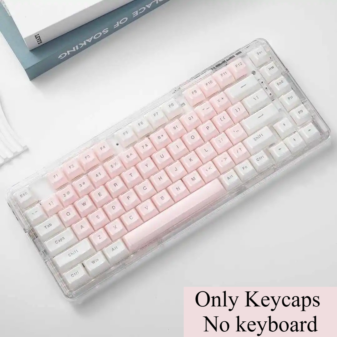 أغطية مفاتيح شفافة كريستالية ب - مراجعة Pc Gaming Pink وسعره