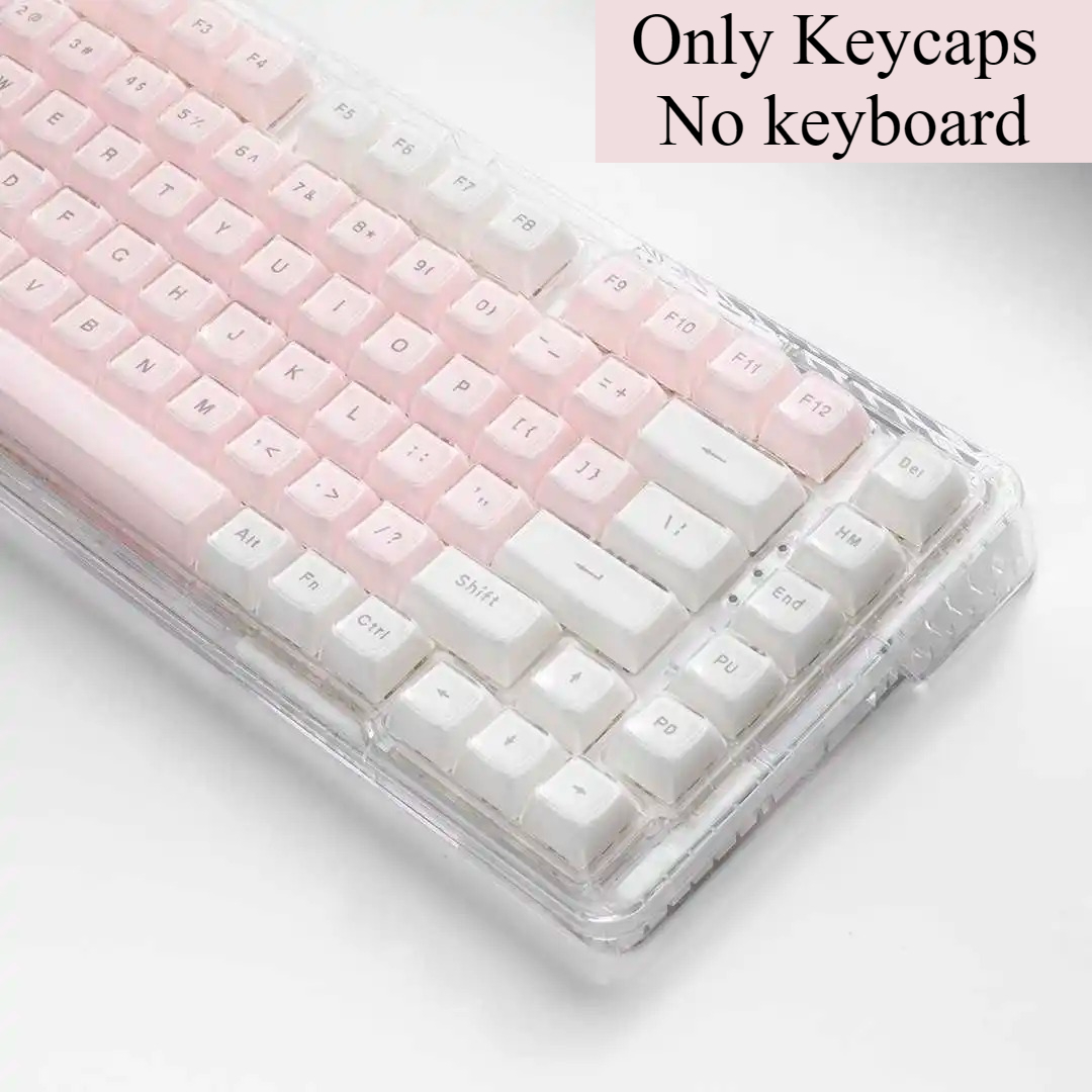 أغطية مفاتيح شفافة كريستالية ب - مراجعة Pc Gaming Pink وسعره