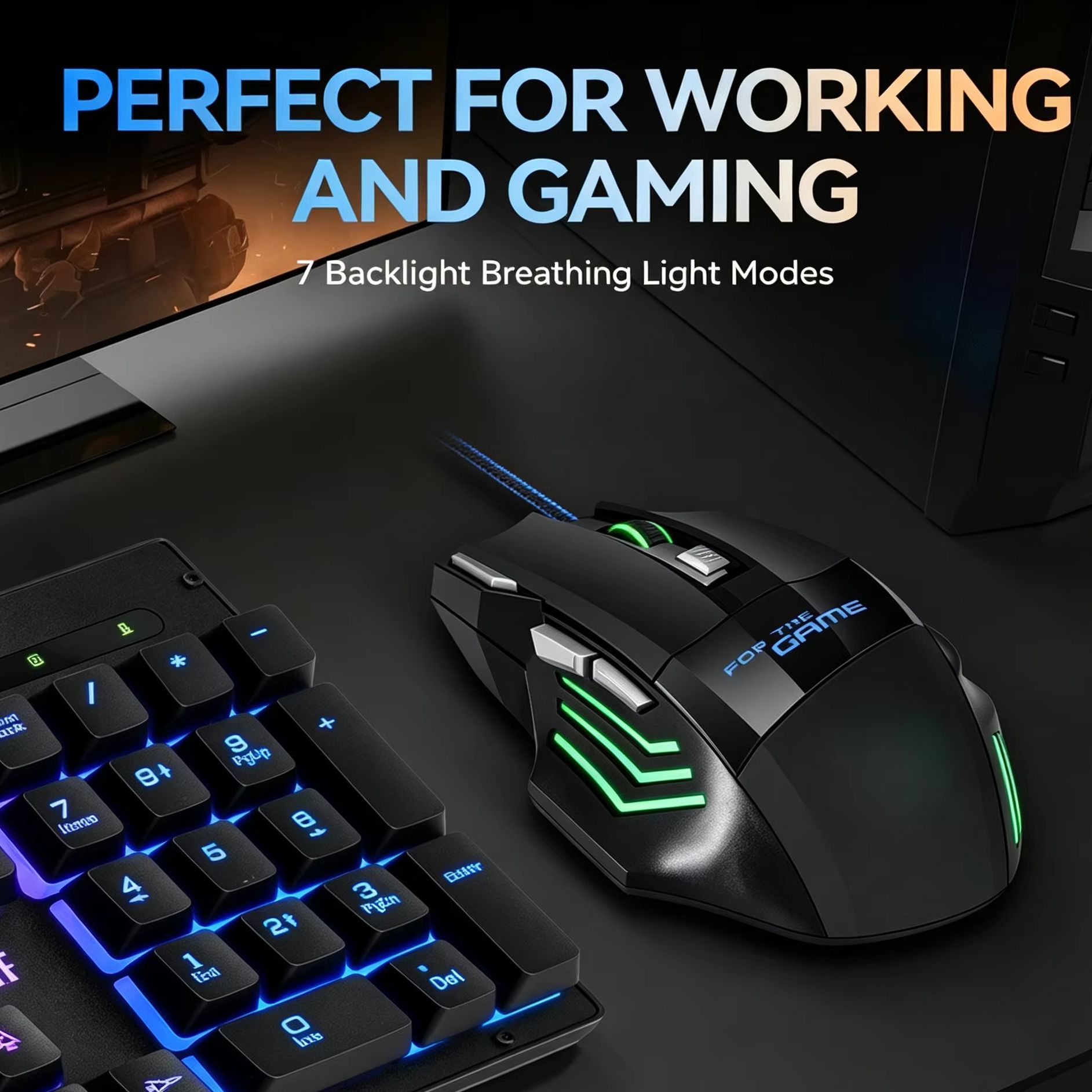 ماوس ألعاب سلكي بإضاءة خلفية R - مراجعة Pc Gaming Lounge وسعره