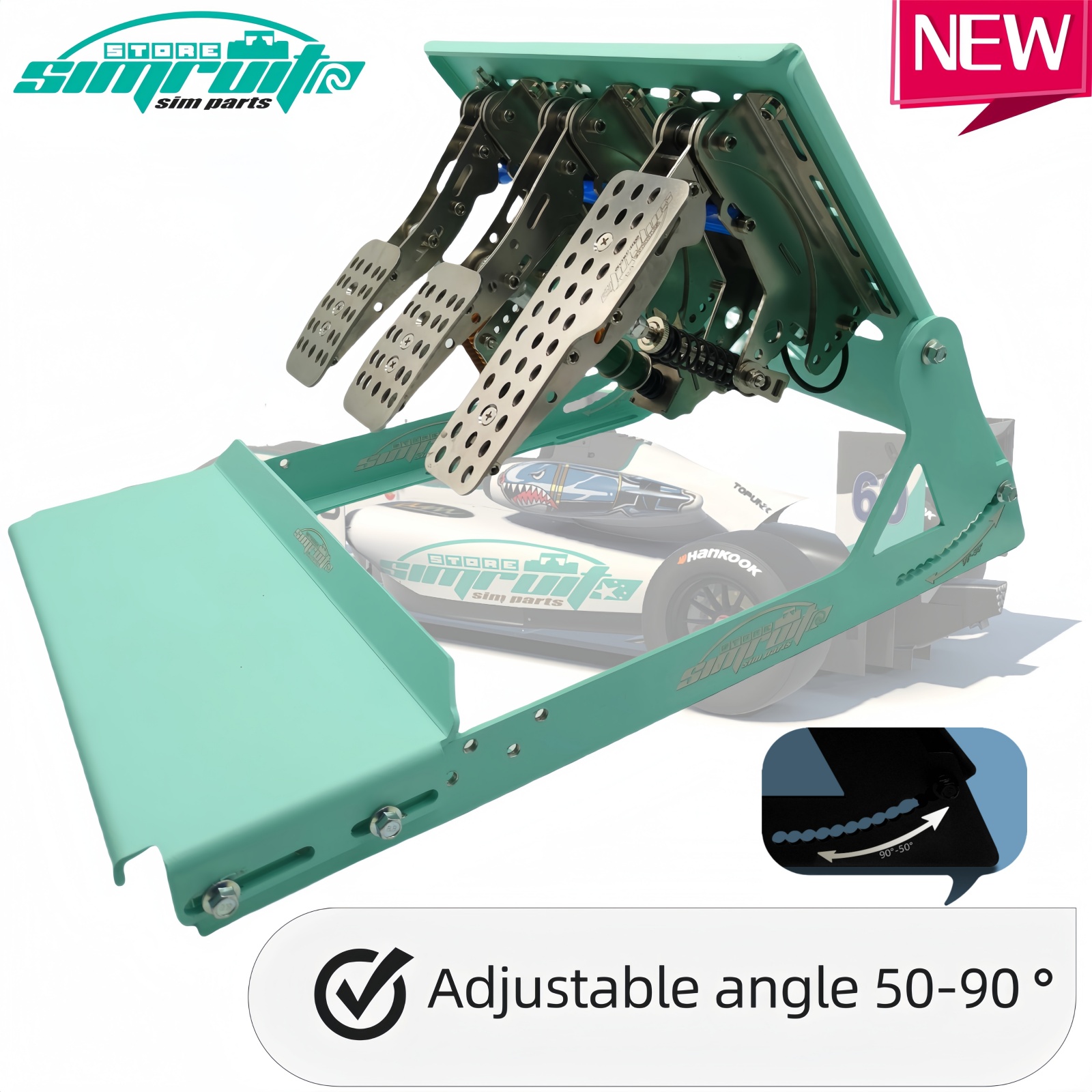 SimRuito القيادة محاكاة دواسة  - مراجعة Pc Gaming Lounge وسعره