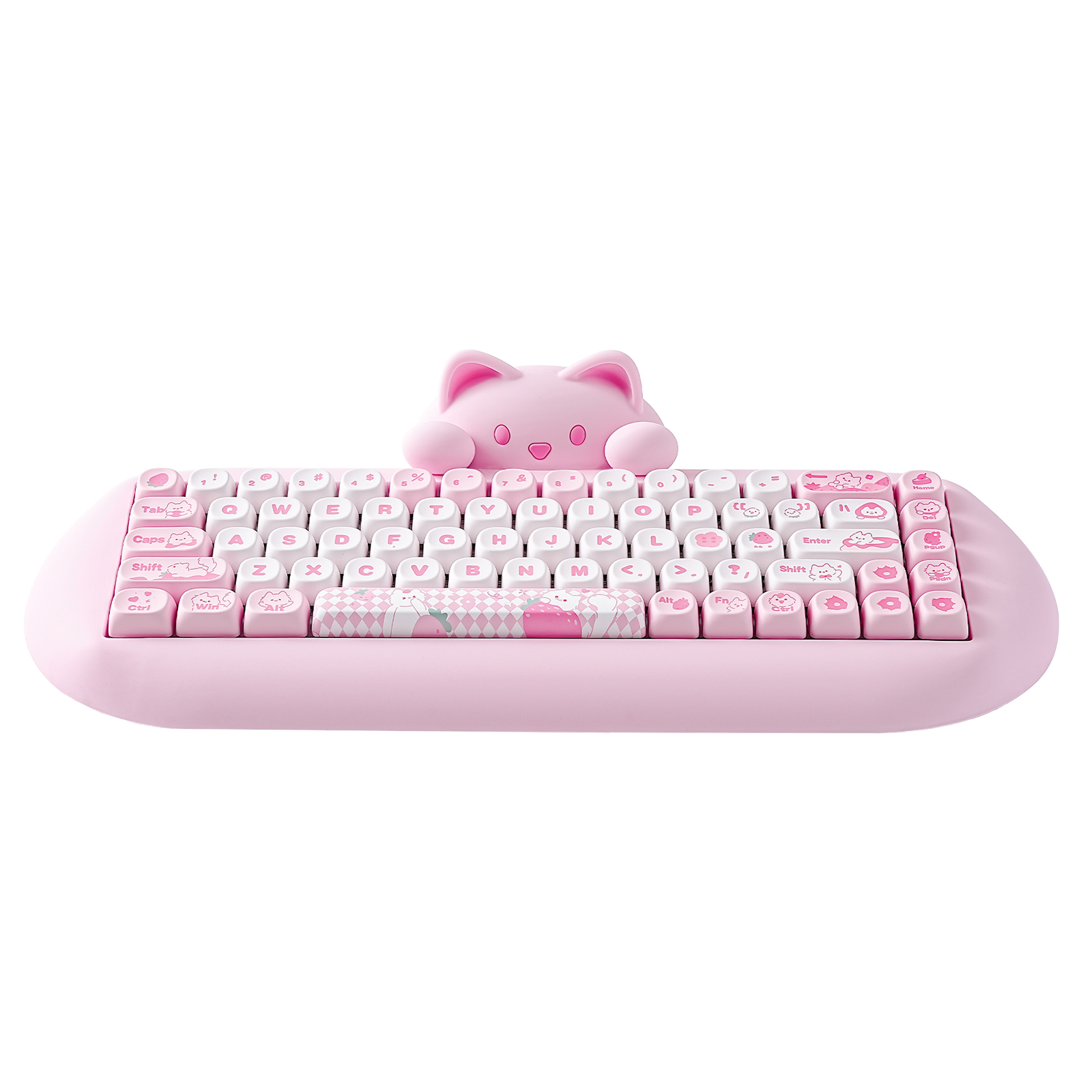 YUNZII C68 وردي 65% مرحبا فاي  - مراجعة Pc Gaming Pink وسعره